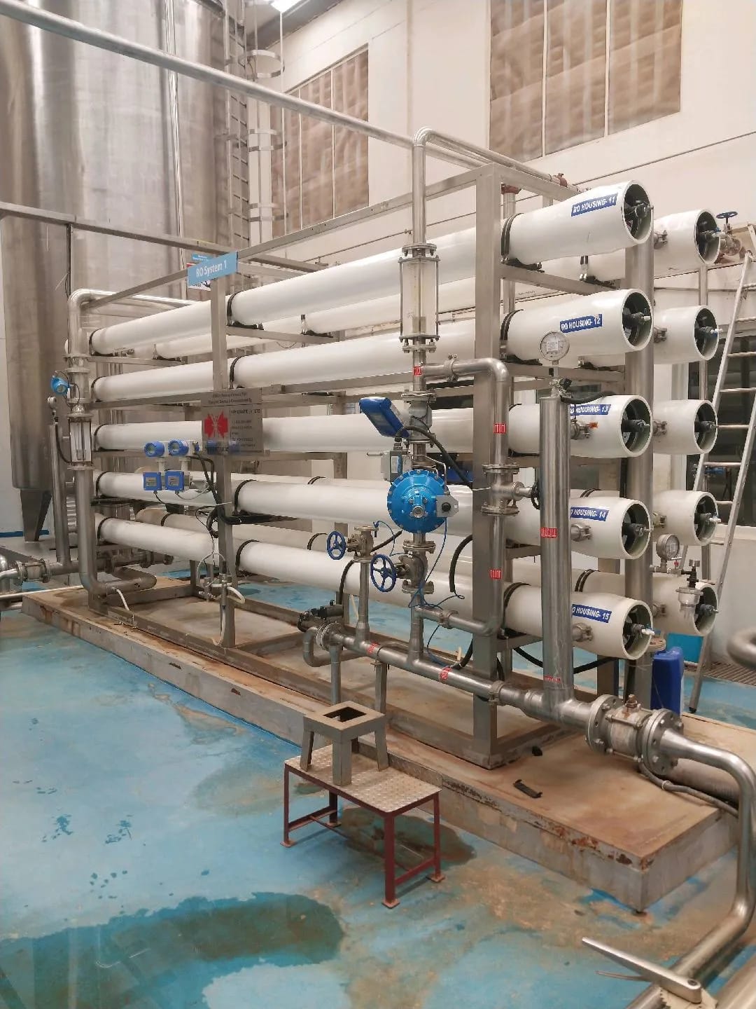Reverse osmosis plant